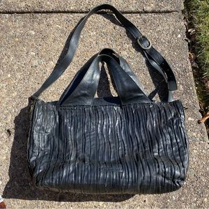 Rita Merlini Italian Leather Lg Satchel/Commuter Tote